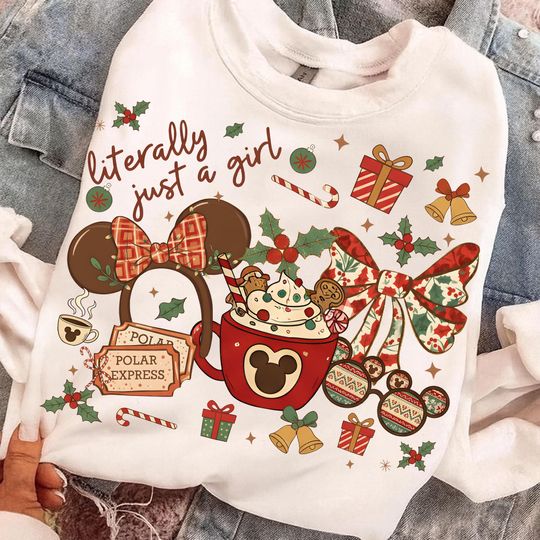 Discover Vintage Christmas Mouse and Friends Sweatshirt
