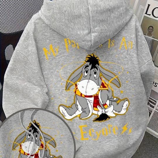 Discover Disney Women's Winnie the Pooh "My Favorite" Hoodie Sweatshirt Autumn/Winter Men's and Women's Fashion Street Clothing