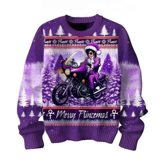 Discover Merry Princemas Happy Time Celebrating Christmas Ugly Sweater