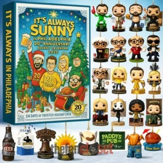 Its Always Sunny in Philadelphia 20th Anniversary Advent Calendar 2025 Fan Gift
