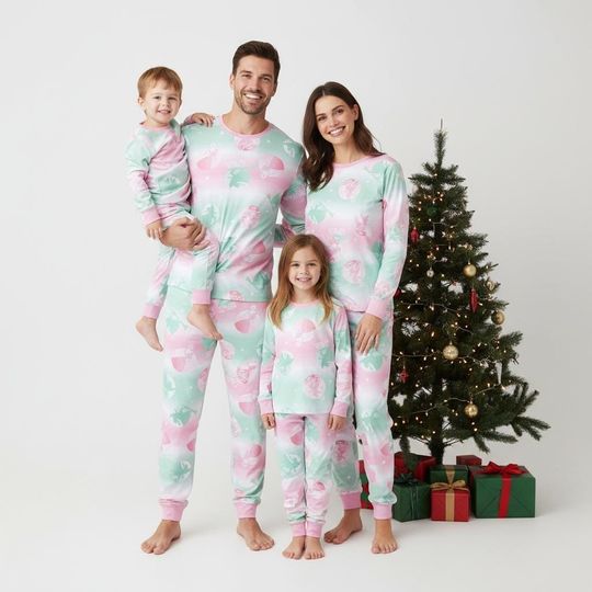 Discover Changed For Good Family Long Sleeve Pajamas Set, Changed For Good Christmas Pajamas Family, Festive Matching Pajamas For Party, Holiday Gift