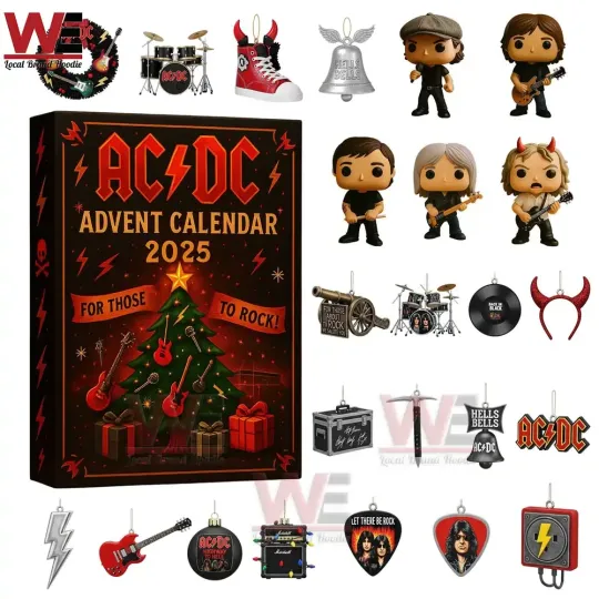 Discover Rock Band 2025 Advent Calendar, 24-Day Christmas Countdown Gift
