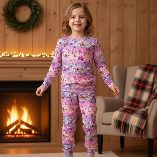 Discover Christmas Wonderland Christmas Family Pajamas, Holiday Pajama Set, Cozy Long Sleeve Pajamas Set, Matching Pajamas Set, Christmas Gift
