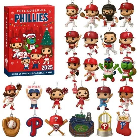 Philadelphia Phillies 2025  Advent Calendar, Gilf for Friends