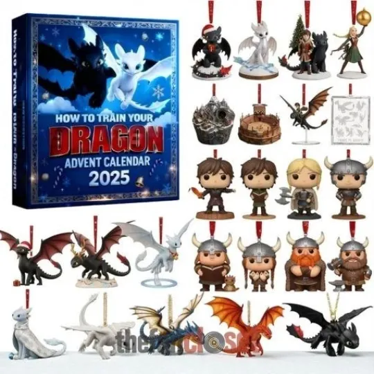 How to Train Your Dragon Advent Calendar 2025 Toothless Gift