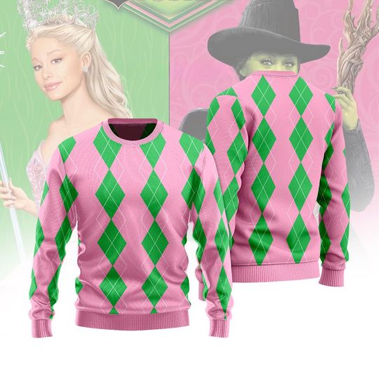 Christmas Wic-ked Movie Ugly Sweater, Defy Gravity Shirt, Witchy Xmas Sweatshirt, Broomstick Magic Sweater, Wizard of Oz Fan Gift