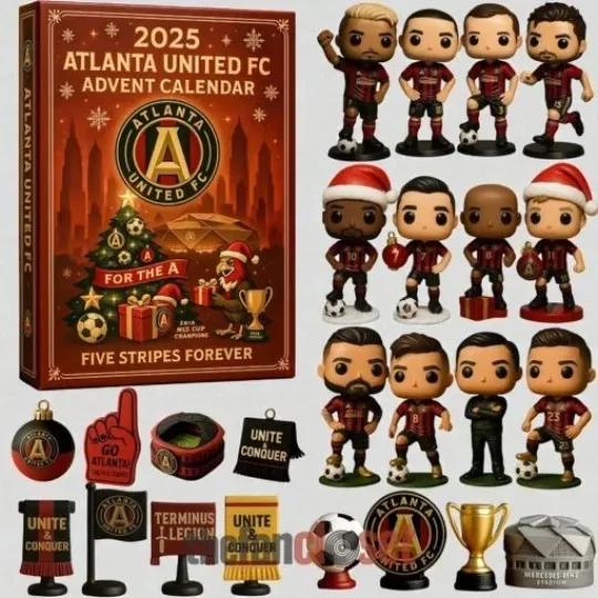 Discover Atlanta United FC Five Stripes Forever Advent Calendar 2025
