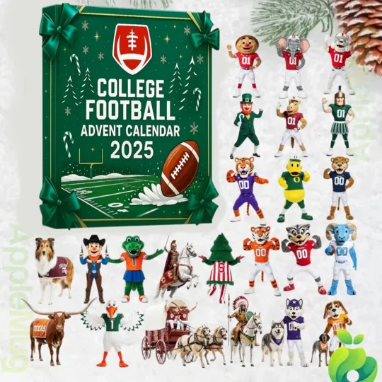 College Football Mascot Advent Calendar 2025