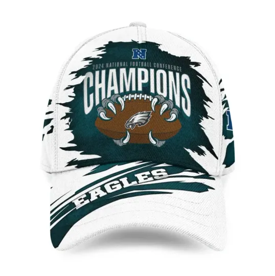 Philadelphia Eagles 2025 Team Football Champions Cap Gift For Fan