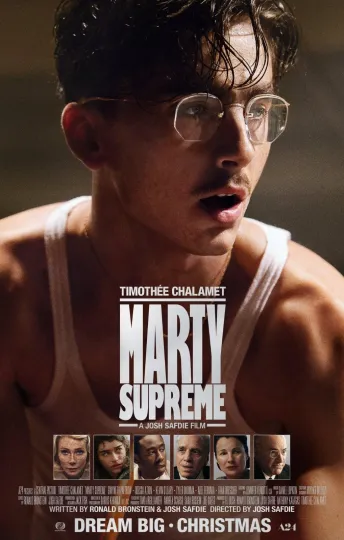 Discover Poster for 'Marty Supreme'