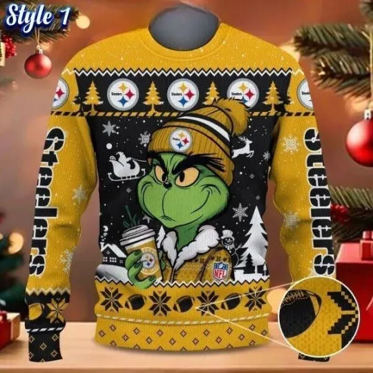 Discover Steeleers funny character Christmas Sweater Ugly Christmas Sweater
