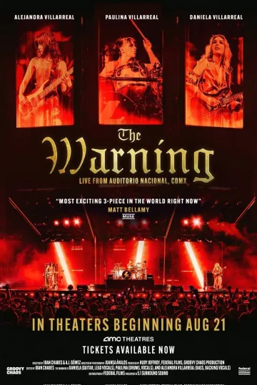 Discover The Warning Live Auditorio Nacional Poster