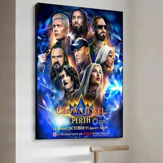 Discover Wrestling Entertainment Crown Jewel Wrestling At Perth Arena In Perth Australia On Oct 11 2025Poster