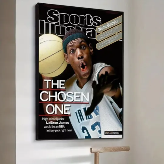 Discover LeBron James NBA Sports Illustrated Poster