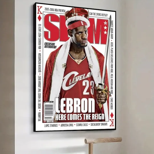 Discover LEBRON HERE COMES THE REIGN Cover Poster
