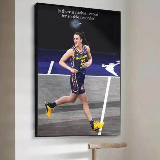 Discover Caitlin Clark From Indiana Fever Has Been Rookie Of Year WNBA 2024 Poster