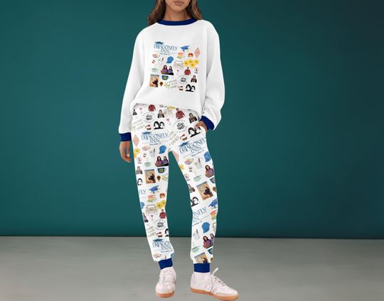 Gilmore Girls Christmas Pajama Set For Family, Dragonfly Inn Loungewear, Cozy Fall Pajamas for Women, TV Show Fan Gift, Coffee Lover Outfit