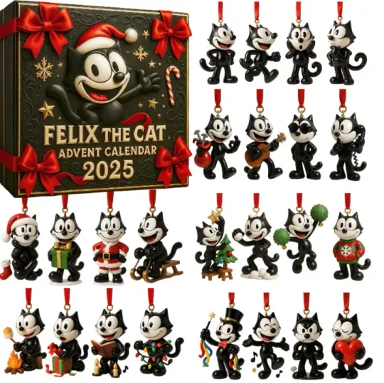 Discover Felix the Cat Advent Calendar 2D Gift For Christmas