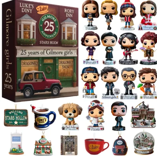 Gilmore Girls 25th Anniversary Advent Calendar 2D, Gift For Christmas