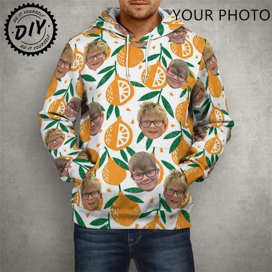 Cute Custom Images Graphic Sweatshirt Autumn Customized Gift Clothes Diy Your Photos Unisex Hoody Casual Women Hoodies Men Tops