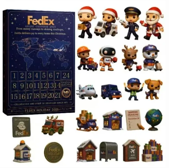 Discover FedEx Advent Calendar 2D Gift For Christmas