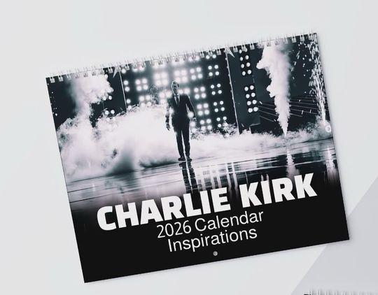 Discover Charlie Kirk Quotes 2026 Calendar - Turning Point USA Inspirational Wall & Desk Calendar