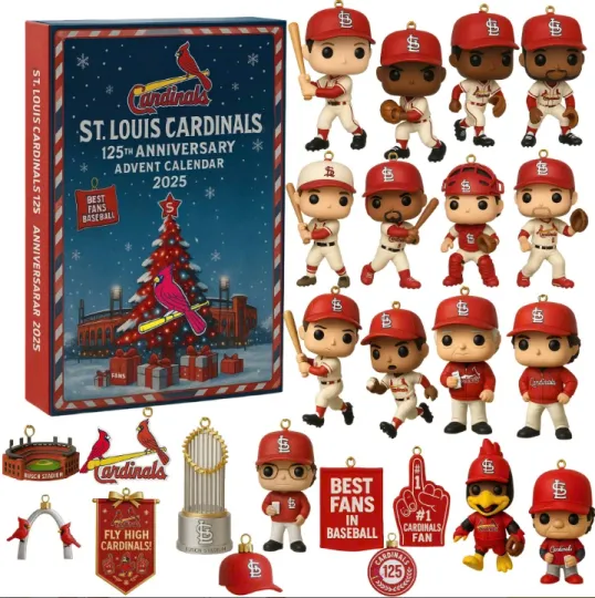 Discover Cardinals 2D Advent Calendar Gift For Christmas