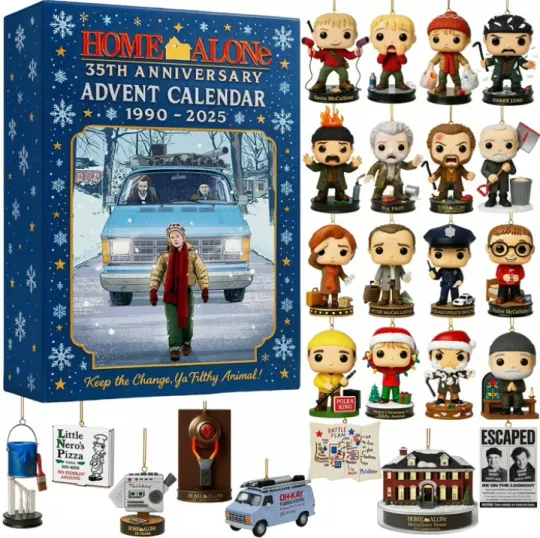 Home Alone Movie Advent Calendar 2025 2D Gift For Christmas