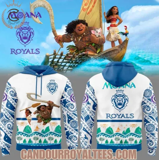 Discover Reading Royal X Royals Moana Combo 3D Hoodie