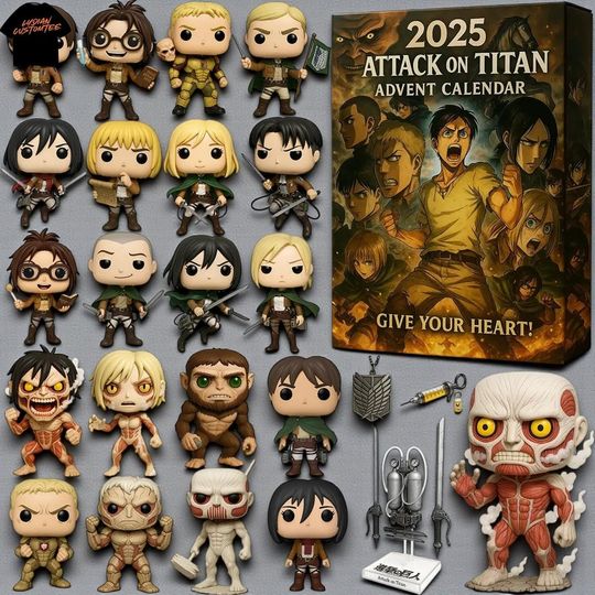 AO Titan Advent Calendar 2025  24-Day Christmas Countdown Anime Gift Box for Fans & Collectors