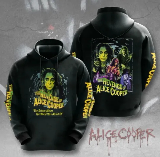 Alice Cooper The Revenge Of Alice Cooper 3D Hoodie