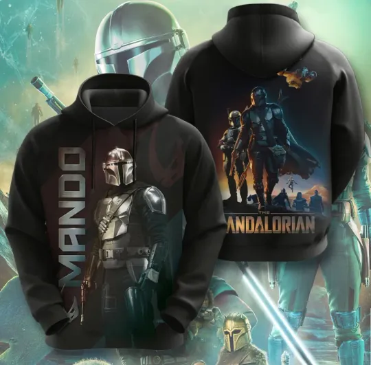 Star Wars Thr Mandalorian 3D All Over Printed Hoodie