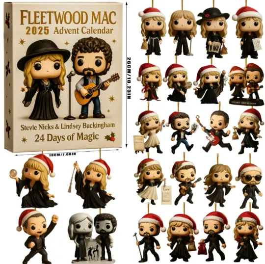 Discover Fleetwood Mac 2025 Advent Calendar 2D Gift For Christmas