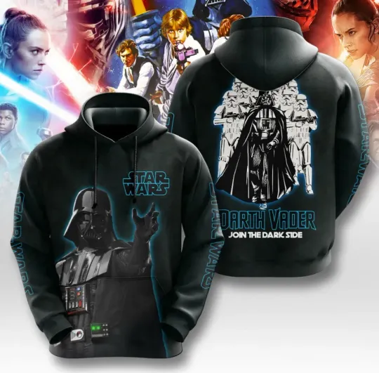 Discover Star Wars Darth Vader Join The Darkside 3D Hoodie
