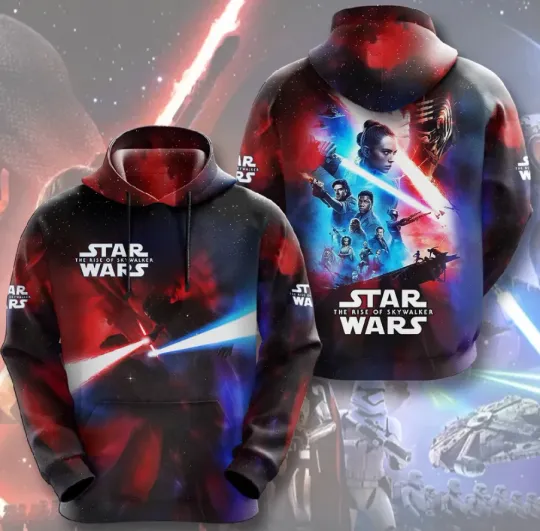 Star Wars The Rise Of Skywalker 3D Hoodie