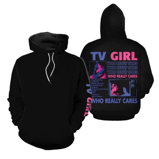 Discover TV Girl French Exit Who Really Cares 3D Hoodie Unisex