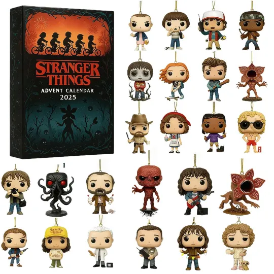 Stranger Things 24 Day Mystery Countdown Box Advent Calendar for Kids & Adults