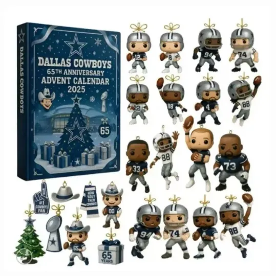 Discover Dalas Cowboys 65th Anniversary Advent Calendar