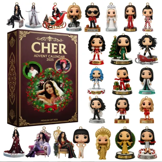 Discover Cher Advent Calendar 2D Gift For Christmas