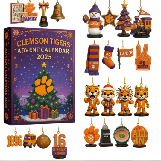 Discover Clemson Advent Calendar 2D Gift For Christmas