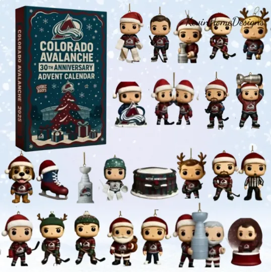 Discover Colorado 11 Avalanche 2D Advent Calendar 2025 Gift For Christmas