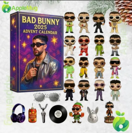 Discover Bunny 2D Advent Calendar 2025 Gift For Christmas