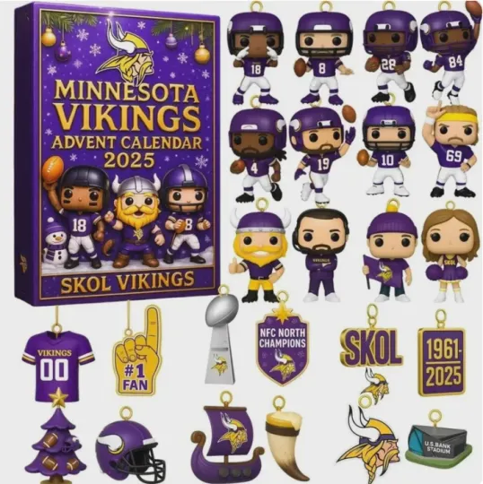 Discover Minnesota 2D Advent Calendar 2025, Christmas Countdown