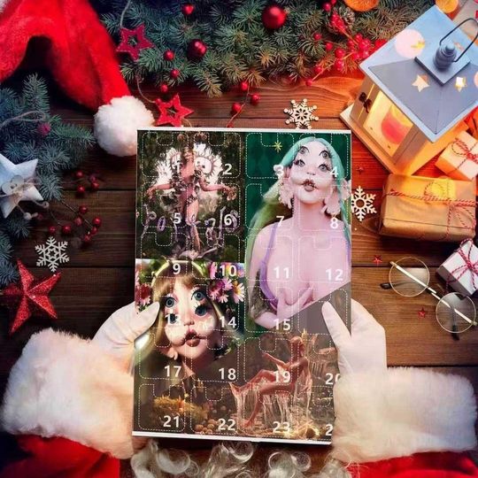 Discover Melanie Martinez Portals Acrylic Advent Calendar Fandom-Inspired 2025 Christmas Gift for Music Fans