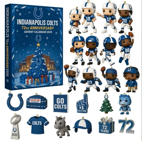 Discover Indianapolis Advent Calendar 2D Gift For Christmas