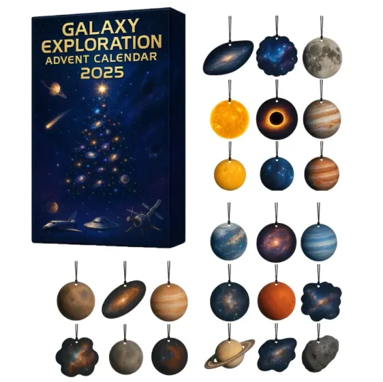 Discover Galaxy Exploration 2D Advent Calendar 2025 Gift For Christmas