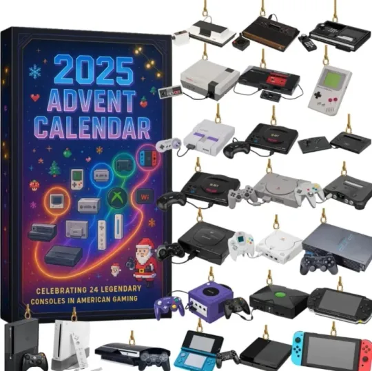 Discover Console 2D Advent Calendar 2025 Retro Gamer Edition