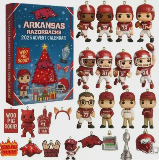 Discover Arkansas Advent Calendar, Christmas Countdown Advent Calendar 2D Gift