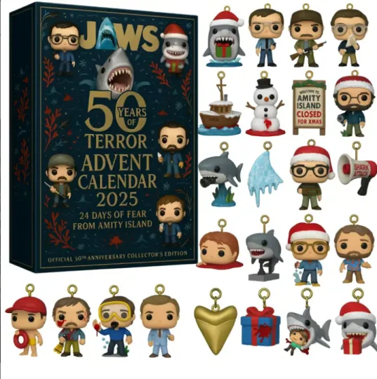 Discover Jaws 2D Advent Calendar 2025 Gift For Christmas