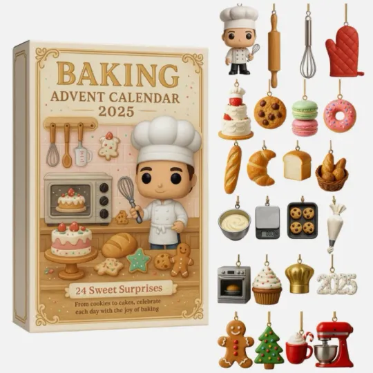 Discover 2025 Baking Advent Calendar 2D Christmas Countdown Holiday